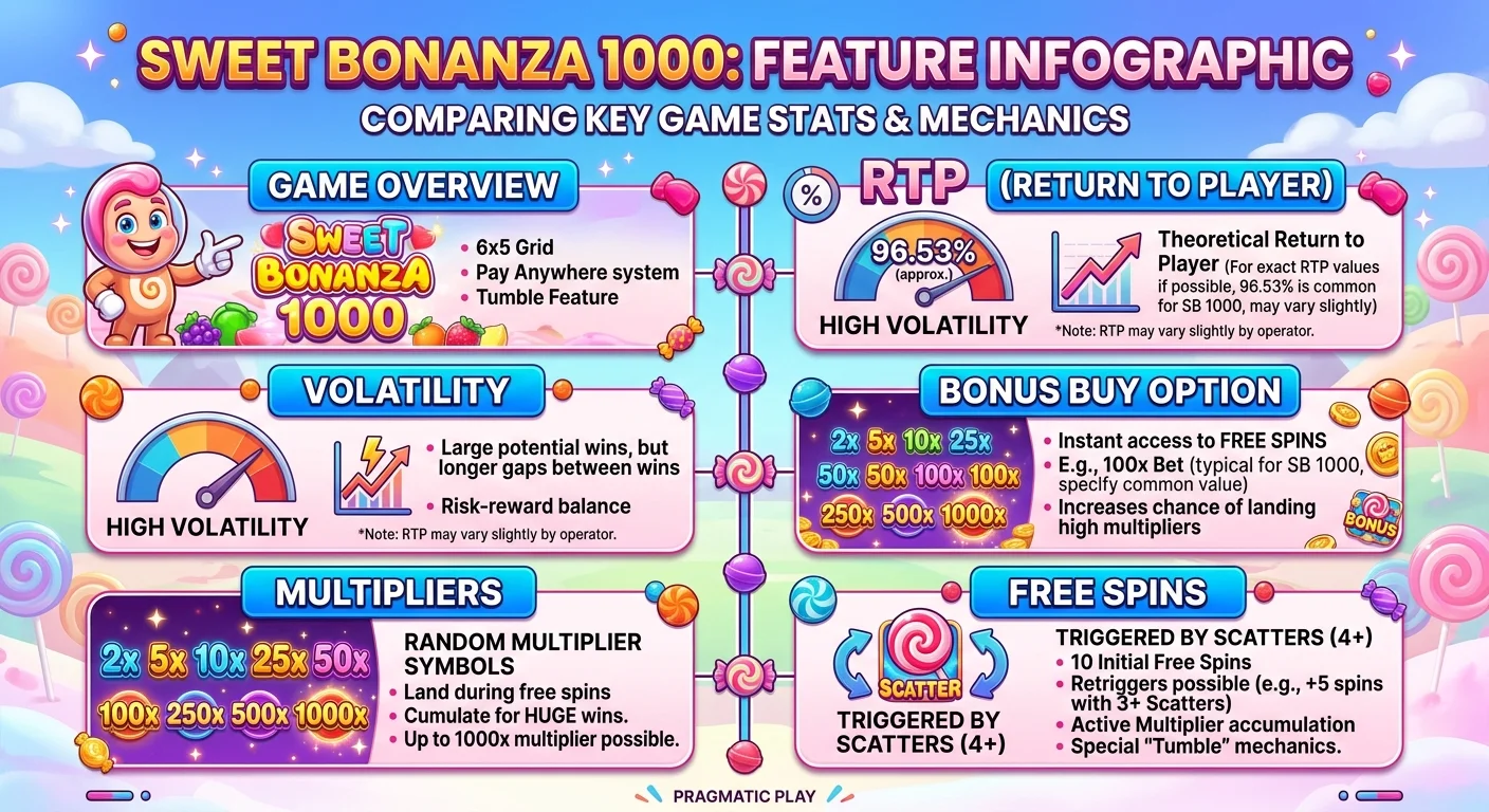 Sweet Bonanza 1000 en Chile: demo, RTP y cómo jugar
