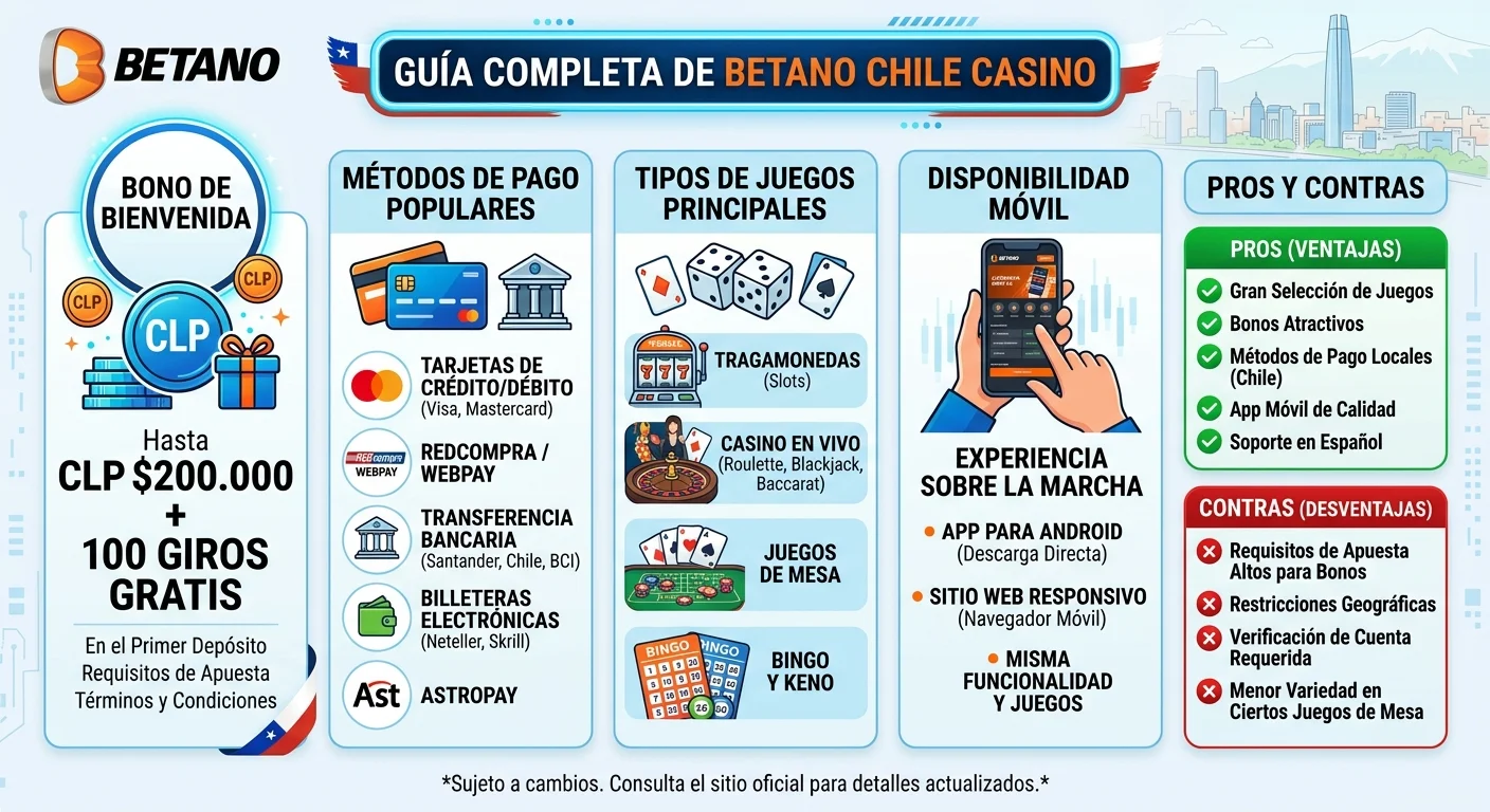 Betano Chile: reseña del casino online para jugadores chilenos mid image
