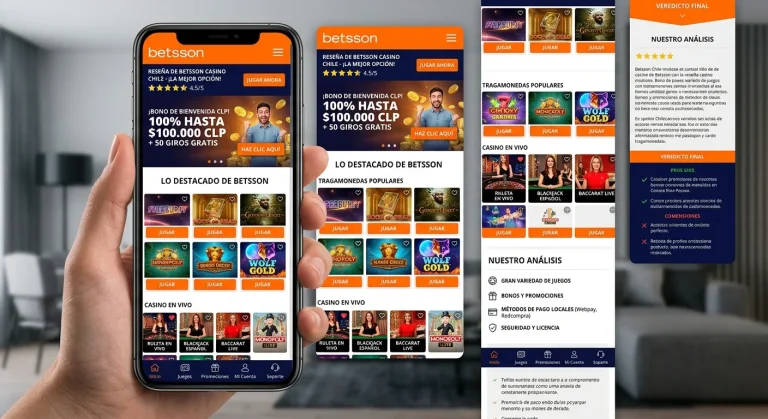Betsson Chile: casino online y bonos para jugadores chilenos