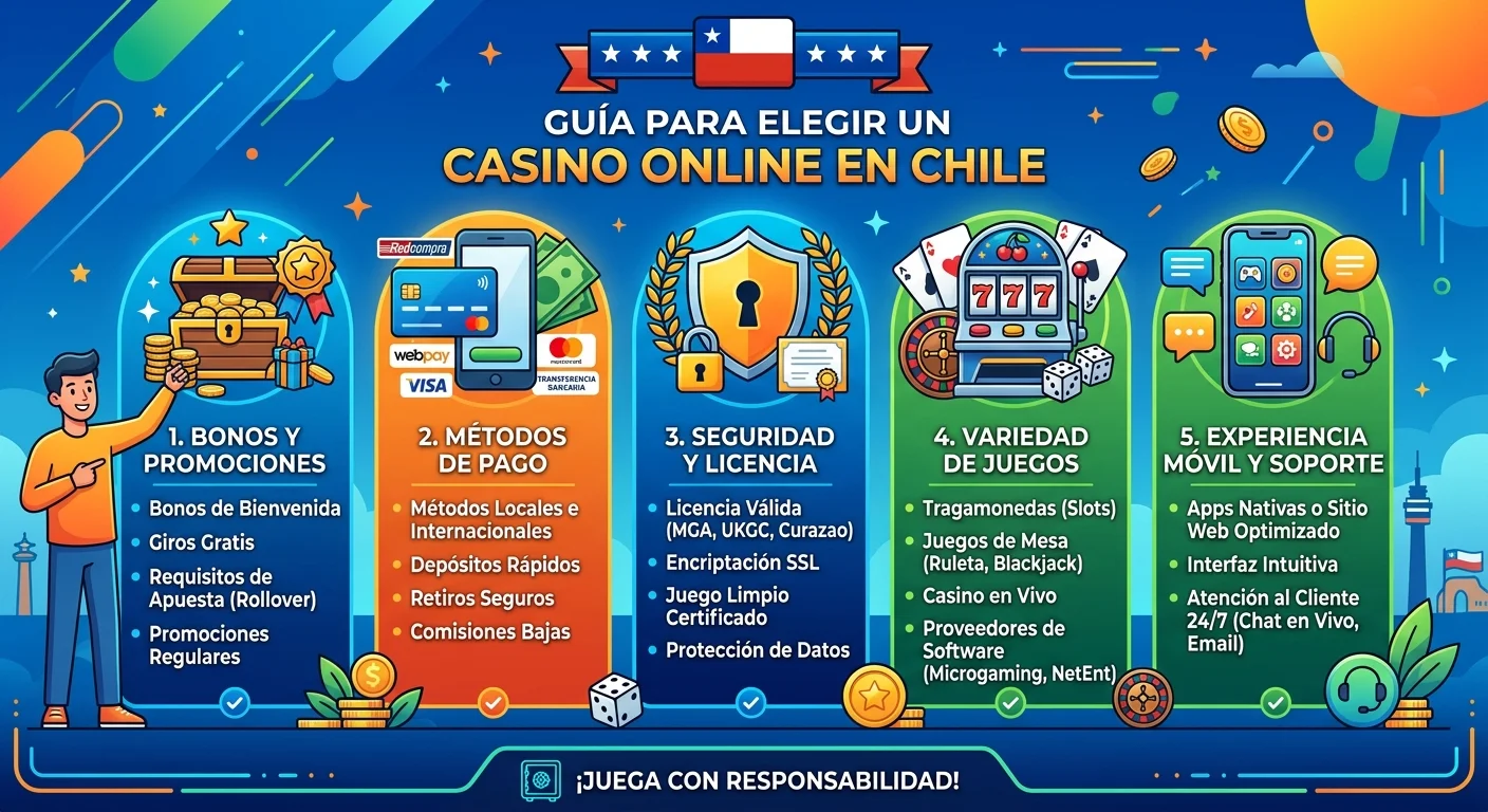 Mejores casinos online para jugadores de Chile mid image